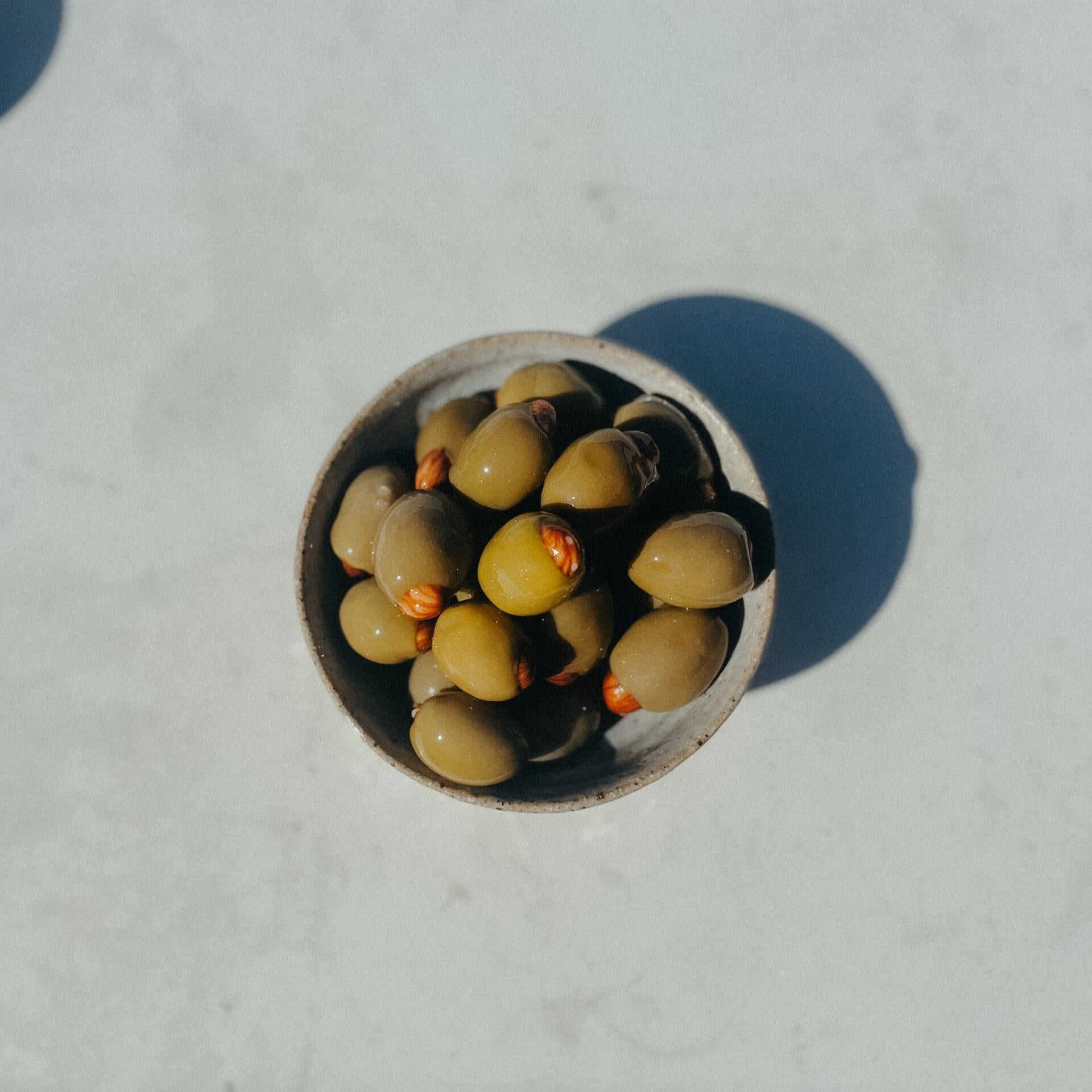 Large Green Olives Stuffed With Almond